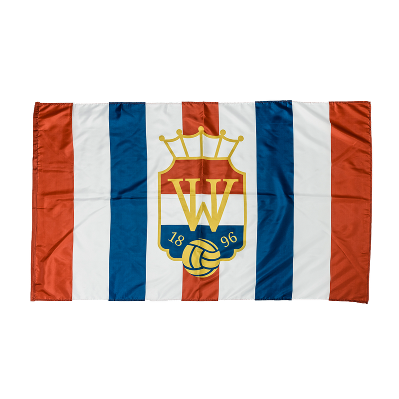 Willem II Vlag - Rood/Wit/Blauw